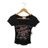 Baby metal club  twinkle skull t スカルTシャツ Y2K レディース